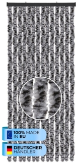 Bestlivings Türvorhang 56x185cm - 160x220cm Insektenschutz Vorhang, blickdicht, Flauschvorhang viele Größen Farben - Outdoor Vorhang