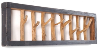 DESIGN DELIGHTS Wandgarderobe WANDGARDEROBE TREIBHOLZ UNIKAT, 80x22cm (BxH), Garderobe, Hakenleiste