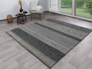 Gabbeh Teppich Moro, Farbe: Grau, Größe: 70x140 cm