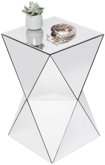 Beistelltisch Luxury , Verspiegelt , 32 x 54 x 32 cm