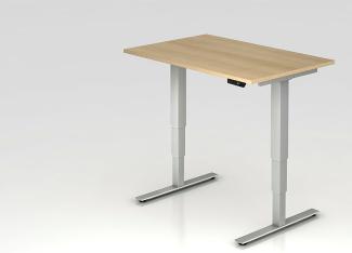 Büro Schreibtisch Stehtisch höhenverstellbar 120x80 cm Modell XDSM12 mit Memory-Schalter