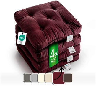 etérea Himmlische Qualität Sitzkissen etérea Heidi Sitzkissen und Stuhlkissen 42x42 cm -