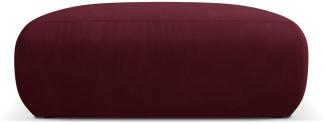 Micadoni Boucle Hocker Molino Large Strukturierter Stoff Bordeaux