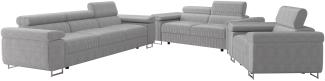 Sofa Set Torezio Cord 3+2+1 mit Einstellbare Kopfstützen (Poso 110)