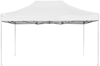 vidaXL Profi-Partyzelt Faltbar Aluminium 4,5x3 m Weiß 45495