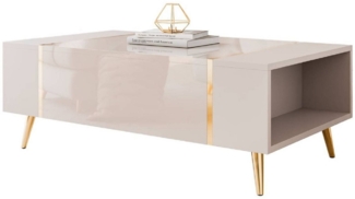 yourhouse24 Couchtisch ONYX Kaschmir Gold Beine