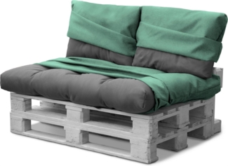 Aspero Kissenbezug Wasserabweisende Palettenkissenbezüge 3-teilig, 3-teilige Bezüge für Palettenkissen