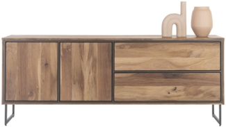 Sideboard Trapani , Holzwerkstoff , Holzfarben , 200 x 80 x 42 cm