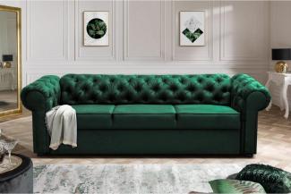 MOEBLO Chesterfield-Sofa Sofa AVIA, Couch Polstermöbel Sitzmöbel Wohnzimmermöbel 3-Sitzer-Sofa Stoffsofa, mit Relaxfunktion