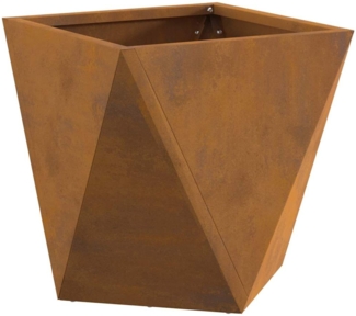 vidaXL Pflanzkübel Rostig 30 x 30 x 30 cm Wetterfeststahl 883820