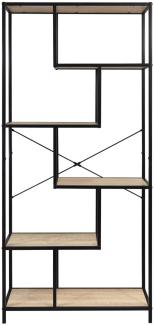 Regal KARSBACH in natur , T33 x B83 x H185 cm
