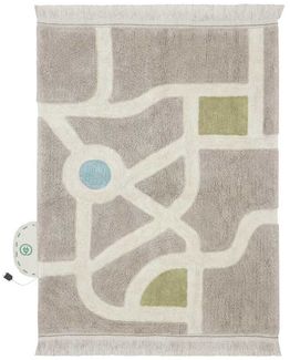 Lorena Canals Eco-City Spielteppich Grau