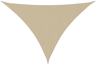 vidaXL Sonnensegel Beige 7x5x5 m 100% Polyester Oxford 4000967