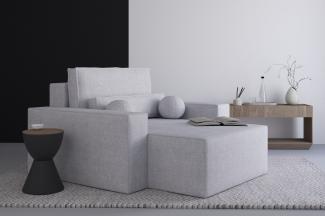 MOEBLO Chaiselongue Denver aus Bouclé, Elegante und Bequeme Chaiselongue für Ihr Wohnzimmer, Liege, Chaiselongue aus Bouclé - Hochwertige Materialien, Modernes Design und Ultimativer Komfort