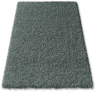 TaraCarpet Langflor-Teppich Ragolle Twilight, rechteckig, Höhe: 60 mm, Shaggy Hochflorteppich grün Wohnzimmer Schlafzimmer 080x150