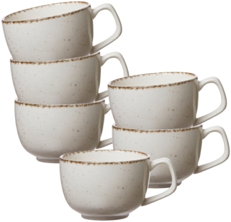 Ritzenhoff & Breker Casa Kaffeetasse 200 ml 6er Set beige - DS