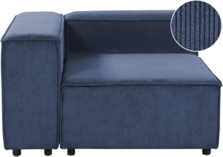 Eckmodul ARDAL Cord Dunkelblau rechtsseitig