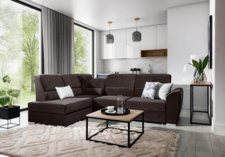 Wohnideebilder Siber Dunkelbraun Ecksofas & Eckcouches CO-SIB-LT-21LO