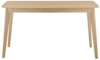 Lomadox Esstisch STOCKTON-61, Eiche Nb, ausziehbar, B/H/T ca. 140-180/75/80 cm