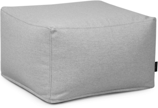 Sitzsack ‘Softbox‘, Bezugstoff - Dunes, 100% Olefin, White Grey, 40x70x70 cm.