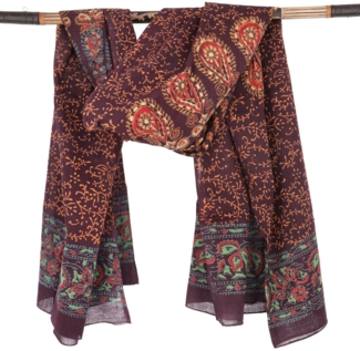 Guru-Shop Sarong Leichter Mandala Pareo, Sarong, handbedrucktes..