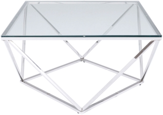 Couchtisch Christallo / CRISTALLO , Transparent , 80 x 45 x 80 cm