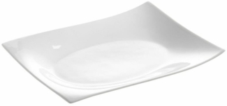 Platte / Teller MOTION eckig 30 x 22 cm / Servierplatte / White Basics / Speiseteller