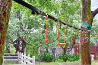 Ninja Line Hangelpfad für starke Muskeln