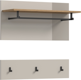 Paneel (B/H/T: 80x80x28 cm) in Kaschmir Nachbildung und Kaschmir Nachbildung