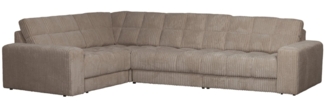 Ecksofa Date mit Cordbezug Links, Mud