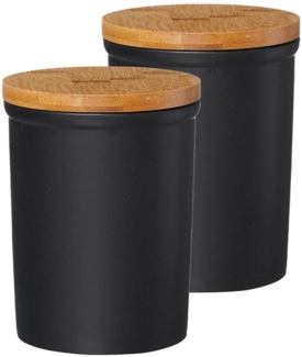 Ritzenhoff & Breker Jasper Vorratsdose 800 ml schwarz 2er Set - DS