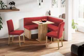 massivline&more Eckbank Anna 2, Schenkel gleichschenkelig 130 cm