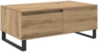 vidaXL Couchtisch Artisan-Eiche 90 x 50 x 36,5 cm Holzwerkstoff 881679