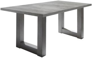 Esstisch ausziehbar Eila 3 140 x 90 x 75 Esszimmertisch Graphit/Beton 13335-140