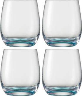 Eisch Becher 4er Set Jessica blau, Trinkbecher, Gläser, Kristallglas, 360 ml, 45310715