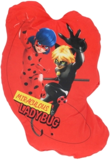 Miraculous Ladybug Dekokissen Velours Kissen Ideal zum Kuscheln und Dekorieren