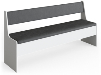 Vicco Esszimmer-Eckbank Weiß 166.6 x 41.5 cm, Roman