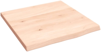 vidaXL Waschtischplatte 40x40x2 cm Massivholz Unbehandelt 3155996