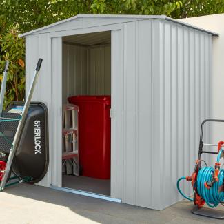 Globel Gerätehaus "Gartenmanager Dream" 65, silber metallic