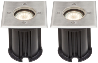 2er Set LED Bodeneinbaustrahler für die Einfahrt STYLE
