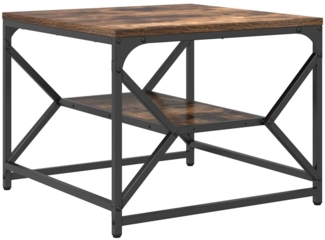 Couchtisch, Sofatisch Geräucherte Eiche 51 x 50 x 40 cm