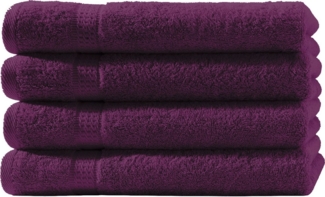One Home Handtücher Royal, Frottee (4-St), mit Bordüre, saugfähig