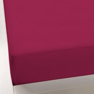 Formesse Jersey Spannbetttuch Bella Gracia Restposten|200x220 - 200x240 cm| bordeaux