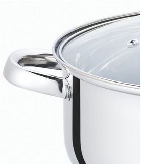 Kochtopf 13 L Edelstahl 28 cm mit Deckel Suppentopf Gulaschkessel Universaltopf Induktion