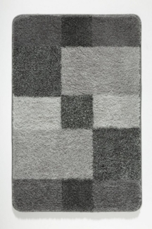 Kleine Wolke Badematte Kleine Wolke Badteppich JOANA LBH 120 x 70 x 2 cm silber Badematte