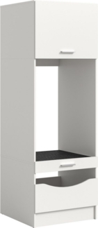 welltime Waschmaschinenumbauschrank FALAS, TOPSELLER, Höhe 195 cm, 2 Klappen, 1 Auszug, viel Stauraum (1-St, in verschiedenen Farben erhältlich, für Waschmaschine & Trockner) Waschmaschine, Trockner, Waschmaschinenschrank, Umbauschrank, Wäsche