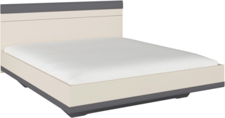 rauch Futonbett Bett Doppelbett Holzbett SAJO, mit Farb-Absetzungen in komfortabler Sitzhöhe MADE IN GERMANY