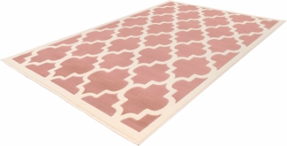 Manolya 2097 Rosa / Elfenbein 80cm x 150cm