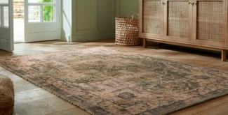 FLAIR RUGS Teppich Selena Jute, rechteckig, Höhe: 8 mm, Vintage Jute