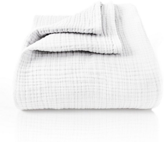 Laynenburg Tagesdecke Musselin aus 100% Baumwolle – Baumwolldecke, Kuscheldecke, Wohndecke als Sommerdecke, Bett-Überwurf, Couch-Überwurf, Sofa-Decke